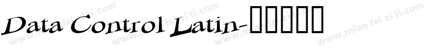 Data Control Latin字体转换